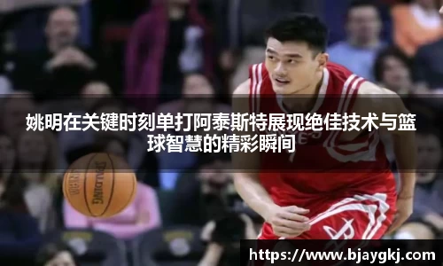 姚明在关键时刻单打阿泰斯特展现绝佳技术与篮球智慧的精彩瞬间